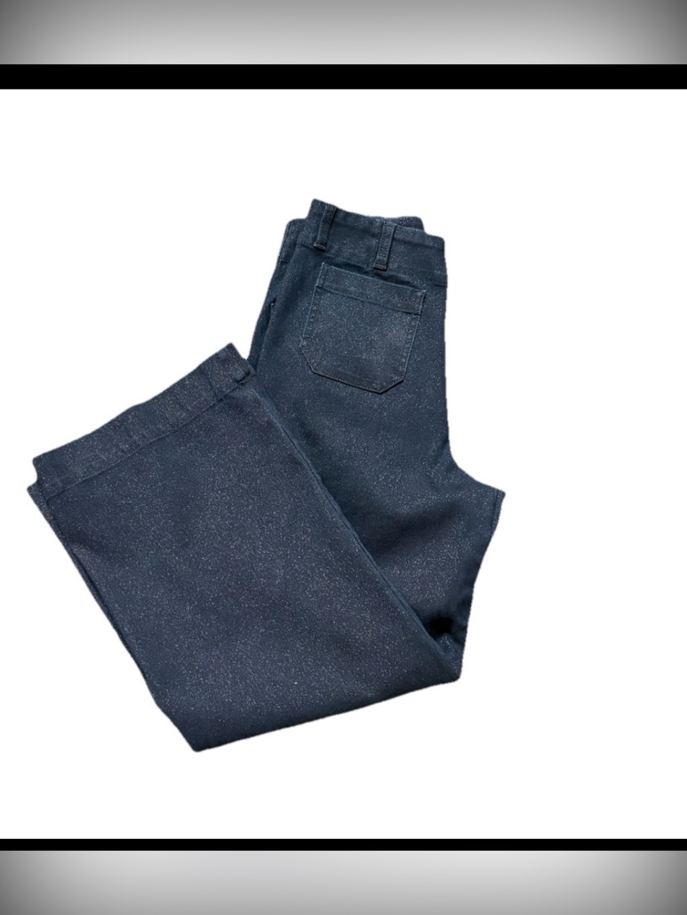 Maeve Sparkle Indigo Wide Leg Jeans - Picture 7 of 13